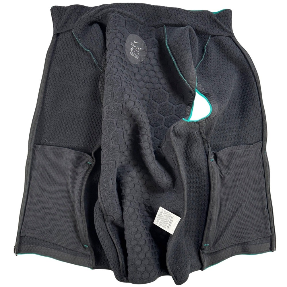 Nike Therma Sphere Dri-FIT Running Vest Teal Black Women's Small Full Zip - Picture 4 of 7